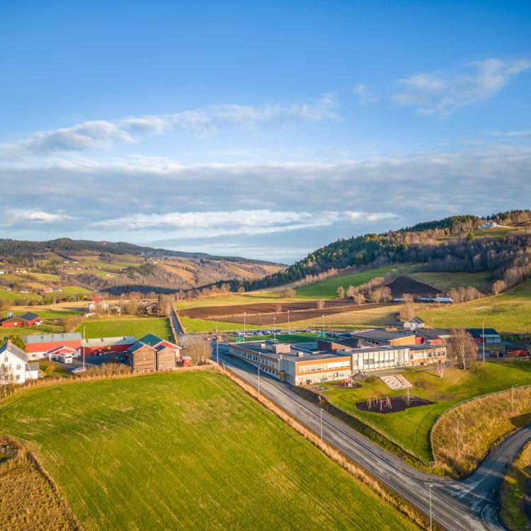 Flyfoto Soknedal skole