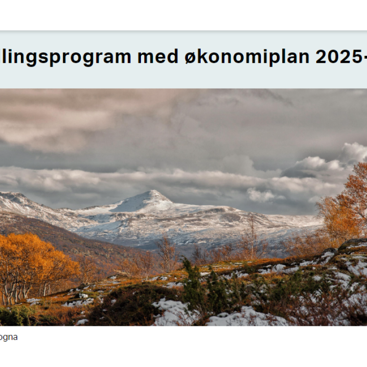 Bilde av forsida på Handlingsprogram med økonomiplan for 2025-2028