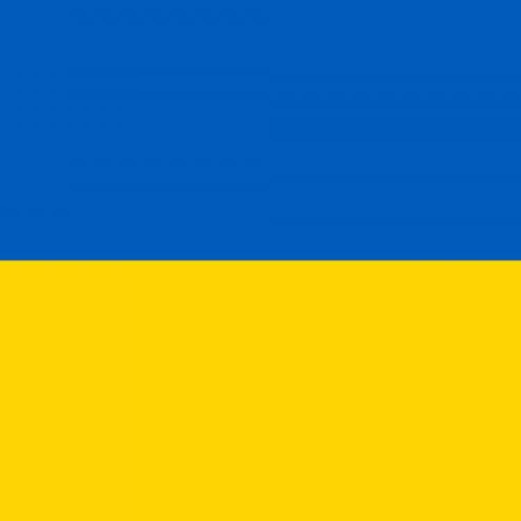 Illustrasjonsbilde av det ukrainske flagget. 